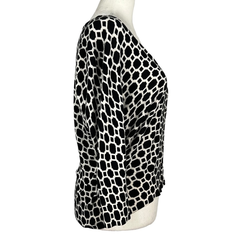 BANANA REPUBLIC WOMEN'S GEOMETRIC PATTERN‎ WOMEN'S CAREER/OFFICE WEAR CARDIGAN - Picture 5 of 10